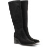 Botas tacón ETIKA Nora negras elásticas con tacón para mujer