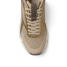 Zapatillas deportivas Calvin Klein Mesh Hike Runner Hybrid beige y doradas para mujer