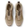 Zapatillas deportivas Calvin Klein Mesh Hike Runner Hybrid beige y doradas para mujer