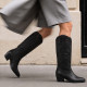 Botas tacón ETIKA camperas Valley negras con tacón para mujer - Querol online