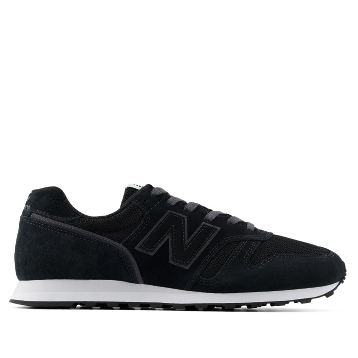 Sabatilles esportives New Balance 373 unisex negres amb detalls gris fosc - Querol online