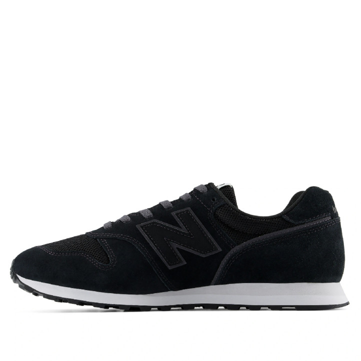 Zapatillas deportivas New Balance 373 unisex negras con detalles gris oscuro - Querol online
