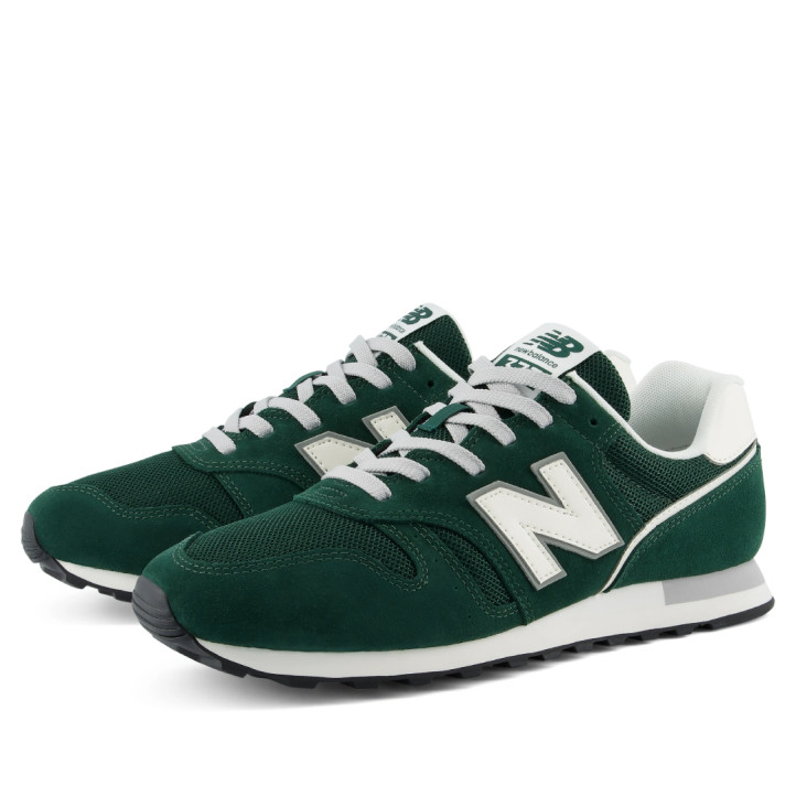 Sabatilles esportives New Balance 373 d'home verdes amb detalls blancs - Querol online