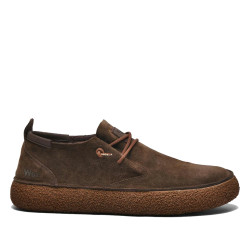 Zapatos sport WOZ Stride Step de hombre marrones de ante con membrana waterproof - Querol online