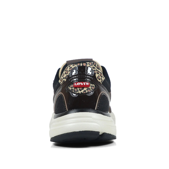 Zapatillas deportivas Levi's Curtis NBX chunky moka con detalles animal print - Querol online