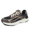 Sabatilles esportives Levi's Curtis NBX chunky moka amb detalls animal print