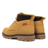 Botines Levi's Jax camel con cordones y suela track