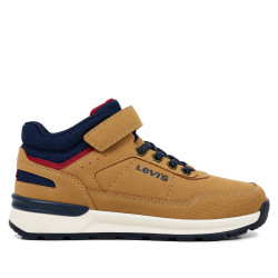Sabatilles esport Levi's Sierra camel i blau marí amb velcro i cordons - Querol online