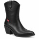 Botins Levi's Doris cowboy negres de taló per a dona - Querol online