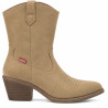 Botins de taló Levi's Doris cowboy camel de taló per a dona