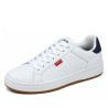 Sabatilles Levi's Pipper blanques casual amb detalls blau marí
