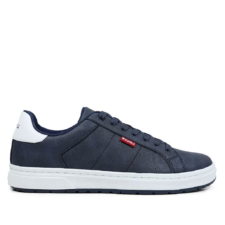 Zapatillas Levi's Pipper azul marino casual con detalles blancos - Querol online