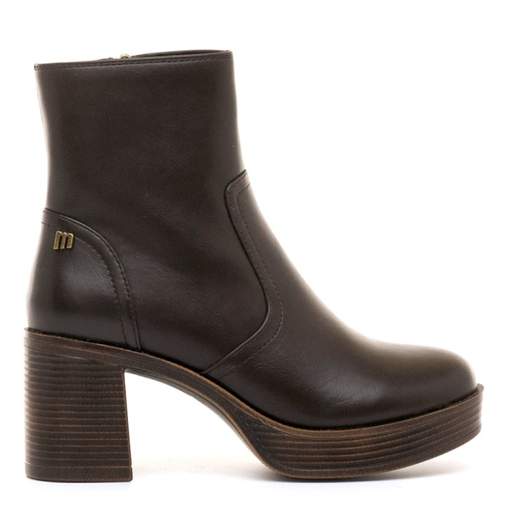 BOTINES DE MUJER MUSTANG SEVENTY MARRON 55984 63912 - Querol online