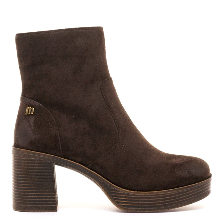 BOTINES DE MUJER MUSTANG SEVENTY MARRON 55984 63911 - Querol online