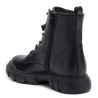 Botins LELLI KELLY Teresa negres amb sola chunky i detalls brillants per a nena