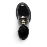 Botins LELLI KELLY Gemma de xarol negre amb cors brillants per a nena