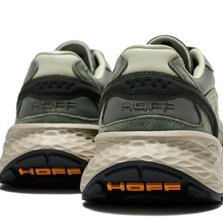 Zapatillas HOFF City MKII verdes de piel y textil para hombre - Querol online