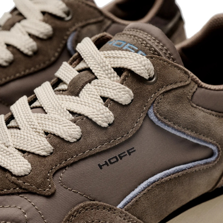 Zapatillas HOFF City Chroma Taupe de piel y nailon para mujer - Querol online