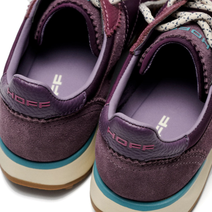 Zapatillas HOFF Bridge MKII Aubergine de ante y nailon para mujer - Querol online