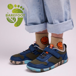 Sabatilles Gioseppo barefoot Erith caqui amb tancament ajustable per a nen