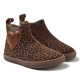 Botines Gioseppo barefoot Cokato de piel con estampado leopardo para niña - Querol online