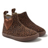 Botines Gioseppo barefoot Cokato de piel con estampado leopardo para niña