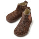 Botines Gioseppo barefoot Cokato de piel con estampado leopardo para niña - Querol online