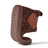 Botines Gioseppo barefoot Cokato de piel con estampado leopardo para niña