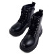 Botines Gioseppo negras con tachas y cordones de terciopelo para niña - Querol online