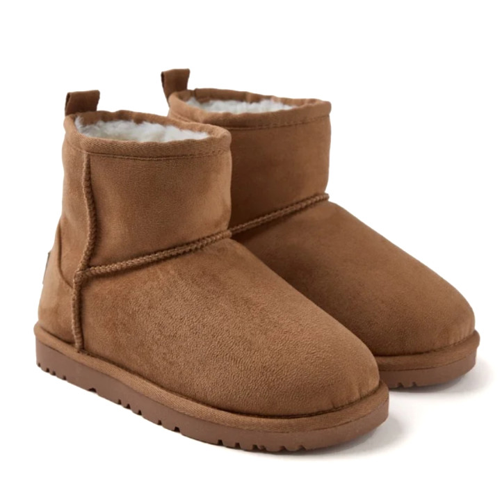 Botas Gioseppo australianas Esko color cuero con pelo para niña - Querol online