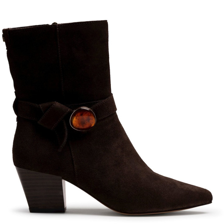 BOTINES DE MUJER MUSTANG ELODIE MARRON 55998 63801 - Querol online