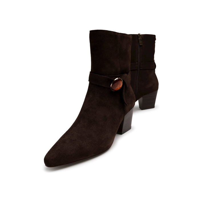 BOTINES DE MUJER MUSTANG ELODIE MARRON 55998 63801 - Querol online