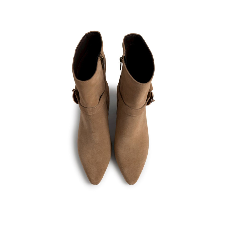 BOTINES DE MUJER MUSTANG ELODIE BEIGE 55998 63802 - Querol online