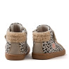 Sabatilles altes Gioseppo barefoot botí miret animal print per a nena