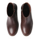 Botins de taló TONI PONS de pell testa amb cremallera lateral i taló ample - Querol online