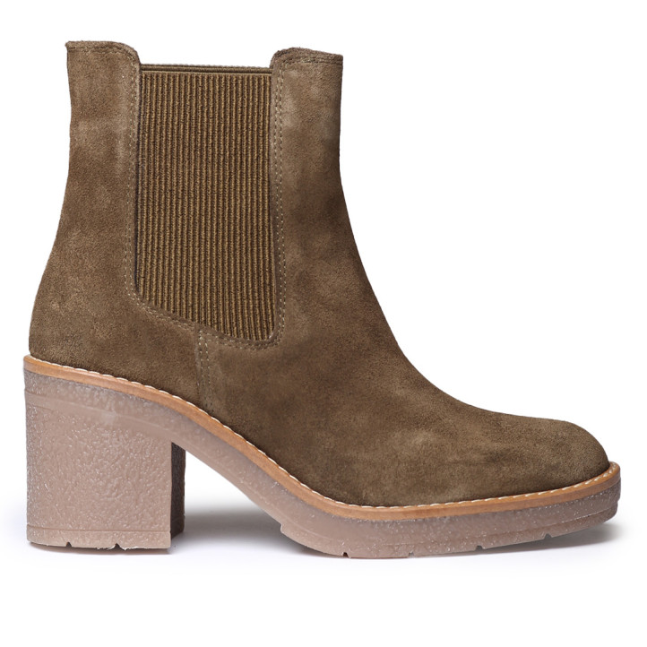 Botins de taló TONI PONS de serratge forest amb elàstics i taló ample - Querol online