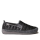 Zapatillas casa TONI PONS negras de tejido acolchado con suela antideslizante - Querol online