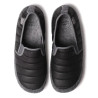 Zapatillas casa TONI PONS negras de tejido acolchado con suela antideslizante