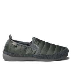 Zapatillas casa TONI PONS verde forest de tejido acolchado con suela antideslizante - Querol online