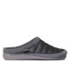 Zapatillas casa TONI PONS negras destalonadas de tejido acolchado y fieltro - Querol online