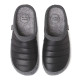 Zapatillas casa TONI PONS negras destalonadas de tejido acolchado y fieltro - Querol online