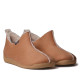 Zapatillas casa TONI PONS abotinadas de piel camel con forro cálido - Querol online
