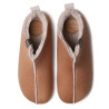 Zapatillas casa TONI PONS abotinadas de piel camel con forro cálido