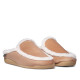 Zapatillas casa TONI PONS destalonadas camel con forro de pelo - Querol online