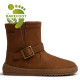 Botins Mustang barefoot Free Alaska marrons per a nena amb sivella i cremallera - Querol online