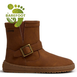 Botins Mustang barefoot Free Alaska marrons per a nena amb sivella i cremallera - Querol online