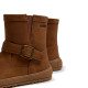 Botins Mustang barefoot Free Alaska marrons per a nena amb sivella i cremallera - Querol online