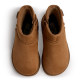 Botines Mustang barefoot Free marrones para niña con forro cálido y cremallera - Querol online