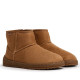 Botines Mustang barefoot Free marrones para niña con forro cálido y cremallera - Querol online