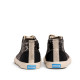 Zapatillas altas Mustang barefoot Free Emi negras para niña con animal print metalizado - Querol online